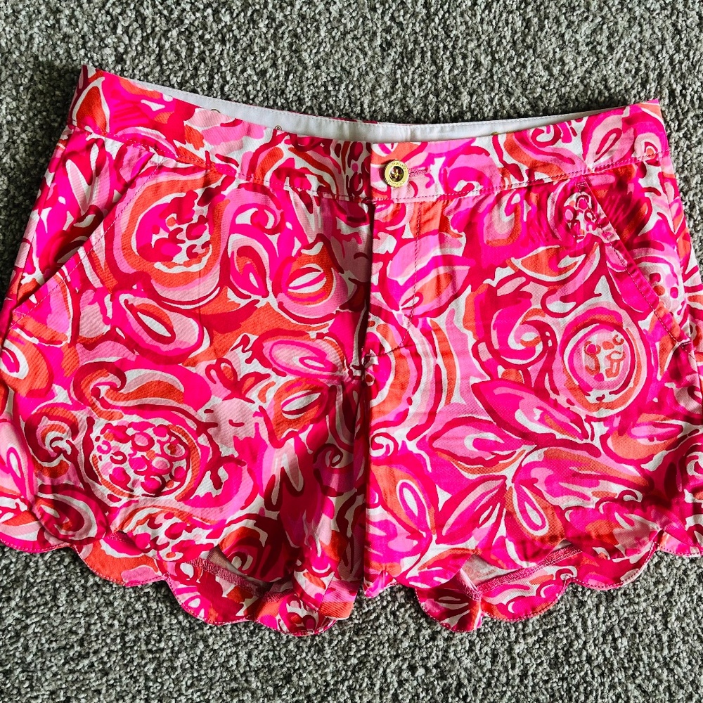 Lilly Pulitzer shorts size 2 buttercup